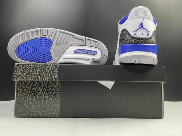 Rep Husky 3 Air Jordan Blue CT8532-145 Racer 0720